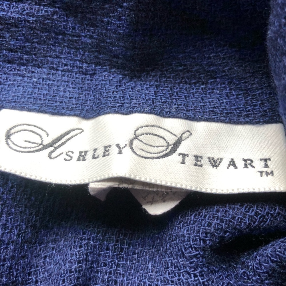 Ashley Stewart Linen Blend Button Down Shirt - Picture 3 of 4
